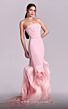 MNM Couture G1825 Strapless Corset Bodice Mermaid Organza Dress