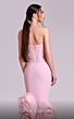 MNM Couture G1825 Strapless Corset Bodice Mermaid Organza Dress