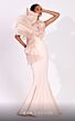 MNM Couture G1827 Asymmetric Ruffle Bodice Mermaid Dress