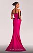 MNM Couture G1838 Metallic Ruffle Strapless Dress