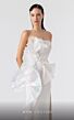 MNM Couture G1903 Side Slit Strapless Ruffle Dress