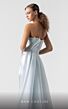 MNM Couture G1923 Side Slit Pleated Strapless Dress