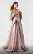 MNM Couture G1940 Sweetheart Neck Off-The-Shoulder Draped Dress