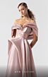 MNM Couture G1940 Sweetheart Neck Off-The-Shoulder Draped Dress