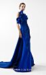 MNM Couture G2019 Taffeta Side Tail Royal Blue Dress
