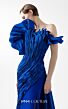 MNM Couture G2019 Taffeta Side Tail Royal Blue Dress