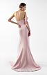 MNM Couture G2031 Side Streamer Off-The-Shoulder Pink Dress