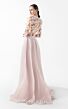 MNM Couture G2035 Long Sleeve Jewel Neck Pink Dress