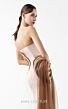 MNM Couture G2038 Strapless V-Neck Bronze Dress