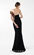 MNM Couture G2043 Asymmetric Neck High Slit Fitted Dress
