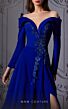 MNM Couture K3846 Off The Shoulder A-Line Dress