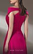 MNM Couture K3894 Off The Shoulder Cutout Pleated Dress