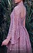 MNM Couture K3925 Long Overskirt High Neck One Sleeve Dress