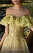 MNM Couture K3936 Ruffle Off The Shoulder Sequin Dress
