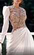 MNM Couture K3939 Floral Top One Sleeve Dress