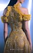 MNM Couture K3964 Ruffle Neck Cold Shoulder Embellished Dress