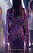 MNM Couture K3965 Floor-Length Sleeves Embellished Illusion Dress
