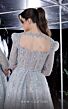 MNM Couture K3980 Square Neck Long Overskirt Embellished Dress