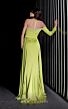 MNM Couture K3985 Double Side Skirt One Sleeve Dress