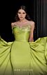 MNM Couture K3985 Double Side Skirt One Sleeve Dress