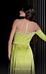 MNM Couture K3985 Double Side Skirt One Sleeve Dress