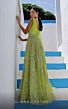 MNM Couture K3995 Embellished Skirt Plunging Neck Dress