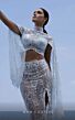 MNM Couture K4000 Hanging Sleeves Two Piece Illusion Dress