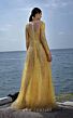 MNM Couture K4004 Illusion Cutout Long Sleeve Embellished Dress