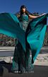 MNM Couture K4007 Double Side Skirt Embellished Illusion Dress