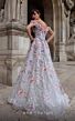 MNM Couture K4013 Floral Embroidery Off The Shoulder Dress
