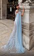 MNM Couture K4033 Floor-Length Sleeves Embellished Illusion Dress