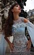 MNM Couture K4033 Floor-Length Sleeves Embellished Illusion Dress