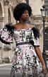 MNM Couture K4058 Flutter Sleeves Off The Shoulder Embroidered Dress