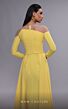 MNM Couture K4089 Illusion Neck Pleated Skirt Dress