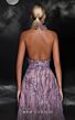 MNM Couture K4104 Halter Neckline Embroidered Backless Dress