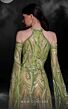 MNM Couture K4109 Floor-Length Sleeves High Slit Sheer Dress