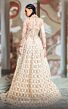 MNM Couture K4149 Long Overskirt High Neck Embroidered Dress