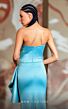 MNM Couture K4172 Asymmetrical Neckline Strapless Embellished Dress
