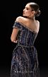MNM Couture K4240 Embellished One Sleeve Dress