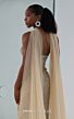 MNM Couture M1188 Sweetheart Neck Beige Beaded Choker Dress