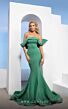MNM Couture N0145 Back Bow Off-The-Shoulder Mermaid Dress