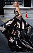 MNM Couture N0290 Pleated Top Strapless Metallic Dress