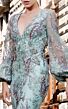 MNM Couture N0309 Sheer Bishop Sleeve Lace Mermaid Dress