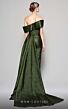 MNM Couture N0356 Asymmetrical Neckline Side Skirt Dress