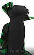 MNM Couture N0395 Long Overskirt Bow Back Strapless Dress