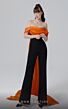 Black/Orange