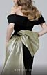 MNM Couture N0466 Side Skirt Asymmetrical Neckline Dress