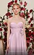 MNM Couture N0481 Floral Waist Strapless Sweetheart Neckline Dress