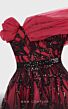 MNM Couture N0498 Floral Embroidery Off The Shoulder Dress