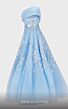 MNM Couture N0498 Floral Embroidery Off The Shoulder Dress